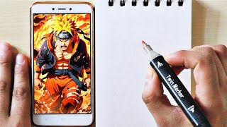 naruto drawing naruto anime realistic drawing sketchbook tour [upl. by Bounds893]