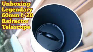 Unboxing A Legendary 60mm F1200mm f20 Refractor Telescope [upl. by Audrie]