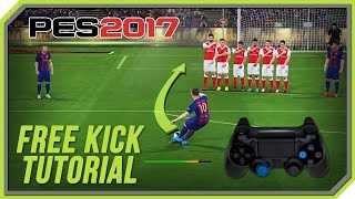 PES 2017 Free Kick Tutorial PS3 PS4 [upl. by Athalia276]