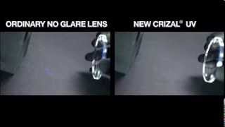 Crizal UV™ Demo Transmission vs Reflection [upl. by Aihtennek]