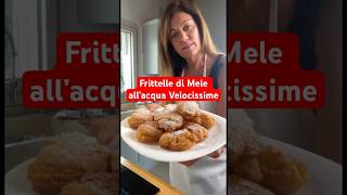 Frittelle di mele all’acqua Velocissime shorts ricette frittelle [upl. by Nnylorac]