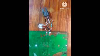 13005 transistor solar penal se on off Automatic switching LED light sarkit electronic shortvideo [upl. by Merri206]