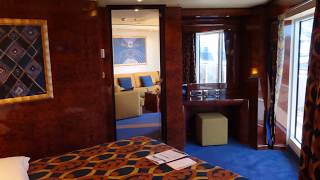 MSC Fantasia Yacht Club Royal Suite Tour [upl. by Einohpets187]