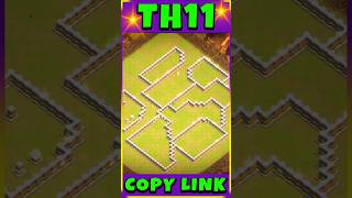 TOP 10  BEST TH11 CWL BASE WITH LINK 2024  TH11 WAR BASE LINK 2024  TH11 BASE clashofclans [upl. by Araiet178]