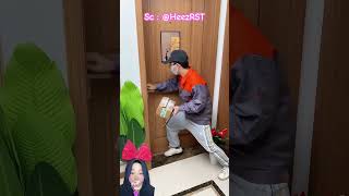 ALARM PENAHAN PINTU ANTI MALING ⁉️ HeezRST shorts funny dubbing [upl. by Attelliw]