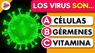 35 Preguntas de BIOLOGÍA 🧫🦠🪴¿Cuánto sabes🤔 Test de Biología  TriviaReto✅ [upl. by Alyks]