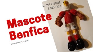 Mascote do Benfica  Águia em Crochet [upl. by Achorn]