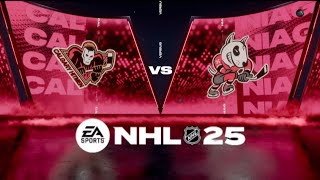 NHL 25 Calgary Hitmen vs Niagara Icedogs Game 2 [upl. by Merrilee]