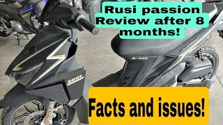 Rusi Passion review After 8 months Facts and issues [upl. by Durrace948]