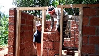 laterite stone house work [upl. by Dougall]