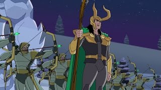 Marvel’s Super Hero Adventures Frost Fight Clip Loki Fights Captain America [upl. by Adnaral553]