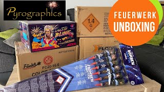 Pyrographics Feuerwerk  Silvester  Unboxing 2023 [upl. by Cheston]