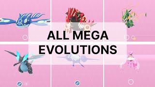 Every MEGA EVOLUTION In Pokémon GO [upl. by Ahtilat]