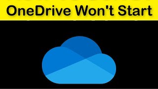 How To Fix OneDrive Wont Start Problem Windows 1087  OneDrive Not Open Problem  Fix [upl. by Happ691]