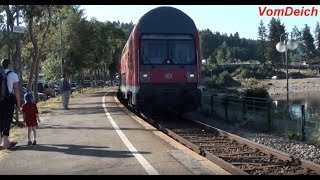 Dreiseenbahn  Höllentalbahn Schluchsee nach FreiburgWiehe über Titisee Juli 2013 [upl. by Rehpoitsirhc]