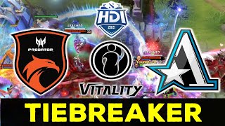 TIEBREAKER  TNC PREDATOR vs IGVITALITY amp ASTER  HUYA WINTER INVITATIONAL 2021 DOTA 2 [upl. by Chabot]