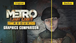 Metro Last Light Redux  Graphics Comparison [upl. by Sorensen]