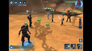 SWGOH Squad Arena Bad Batch vs CLS Team [upl. by Eillim]