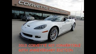 2013 Corvette 427 Convertible 5199500 [upl. by Aikemit]