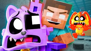 SMILING CRITTERS Turn Into Minecraft Poppy Playtime Animation [upl. by Farlee]