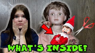 Cutting Open CREEPY DOLL She Ate My Elf On The Shelf [upl. by Ponce327]