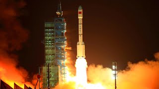 Watch the 2011 launch of crashed Chinese space station Tiangong1 [upl. by Essy]