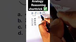 Q17ReasoningNumber analogynumber seriescalendarreasoning short trick ssccglsscchsl ssc [upl. by Nostaw]