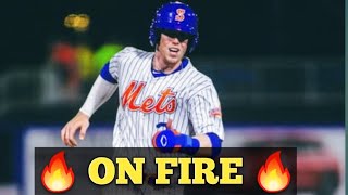 Mets minor league update Brett Baty and Luisangel Acuna are on fire [upl. by Enitsej]