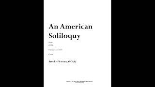 An American Soliloquy [upl. by Enirhtac]