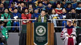 General Ret Eric K Shinseki inspires graduates at UH Mānoa commencement [upl. by Aenej]