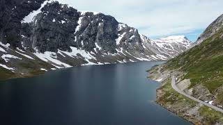 Geiranger Norway نرويج تصوير من الجو درون geiranger geirangerfjord norway naroega norge [upl. by Tremaine]