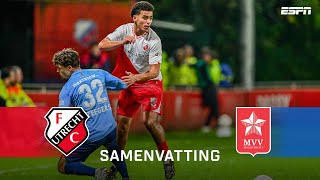 BESLISSING in ABSOLUTE SLOTFASE na KNOTSGEK DUEL🤯  Samenvatting Jong FC Utrecht  MVV [upl. by Odnanreh]