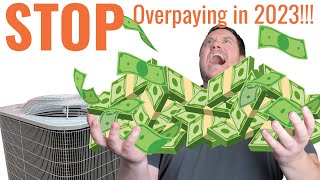 AC Unit Cost OVER THE TOP Find out how to get a good deal [upl. by Arriek]