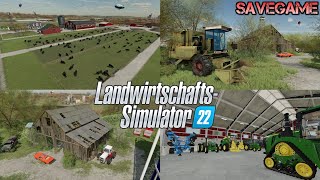 Savegame Elmcreek Final 🚛🚜💨  LS22 [upl. by Eelloh]