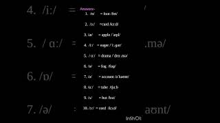 MonophthongsOU Sem 3 Textbook Exercises Unit 1 Pronunciation [upl. by Adelheid77]