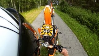 Offroad fun with FAIL  125ccm Ares Pit Bike  Motocross 1080p [upl. by Lleirbag447]