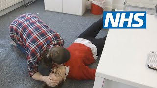 How to put someone into the recovery position  NHS [upl. by Anialem]