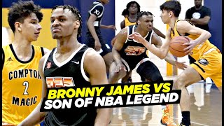 Bronny James vs Son Of ANOTHER NBA LEGEND amp Turns Into ALL OUT WAR [upl. by Ayt]