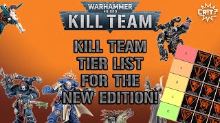 Kill Team Tier List for 3rd Edition [upl. by Atiuqam805]