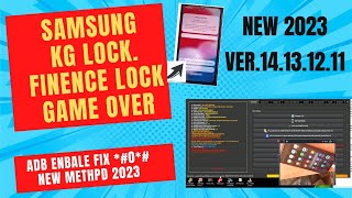 SAMSUNG A03s SMA037F KG LOCK FINENCE LOCKBYPASS ADB MOOD ANDROID VERSION 131211BY Griffin tool [upl. by Henley]