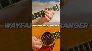 Learn quotWayfaring Strangerquot in MINUTES Guitar Tutorial for Beginners [upl. by Nalahs]