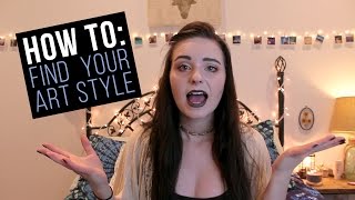 HOW TO FIND YOUR ART STYLE [upl. by Joelie]