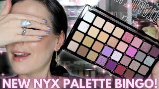 NEW from NYX Cosmetics Ultimate Party on Sunset Palette  Swatches  Palette Bingo [upl. by Amadus791]