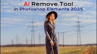 AIpowered Remove Tool in Photoshop Elements 2025 [upl. by Aikenahs975]