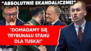 Berkowicz nie wytrzymał Chciał zamknąć obrady Sejmu Poszło o umowę Tuska z Ukrainą [upl. by Narih]