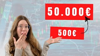 Von 500€ auf 50000€ Die beste Strategie für kleine Investoren 🚀 [upl. by Adamski]