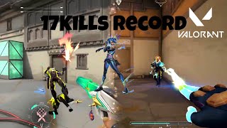 17 Kills Record In Swift Play  Valorant Gameplay [upl. by Ittocs]