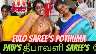 Pavi’s தீபாவளி Saree’s Collections Low price😱 [upl. by Vaden332]