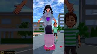 Mio Help Baby Yuta But 😭Bantu gadis Mioviral shortsdramasakuraschoolsimulator [upl. by Naval]