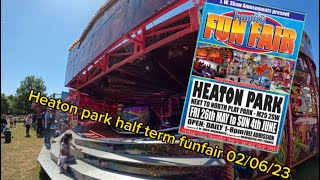 Heaton park Half term funfair vlog 020623 [upl. by Nat]